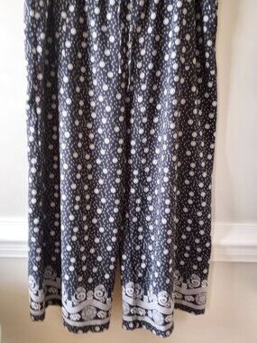 'CLASSIC CONCEPTS' Wide Leg Pant Size 3XL Black & White EUC